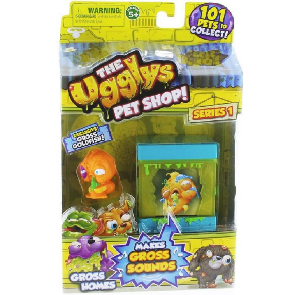 The Ugglys Pet Shop Series 1 Exclusive Gross Goldfish Collectible (Box Damage) - Picture 1 of 12